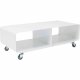 KARE DESIGN Lounge TV-bord, med hjul - hvid stl (90x42)
