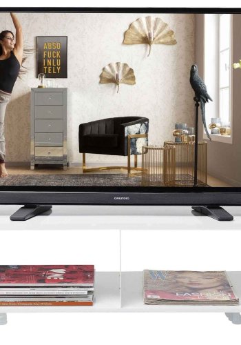 KARE DESIGN Lounge TV-bord, med hjul - hvid stl (90x42)