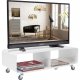 KARE DESIGN Lounge TV-bord, med hjul - hvid stl (90x42)