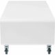 KARE DESIGN Lounge TV-bord, med hjul - hvid stl (90x42)