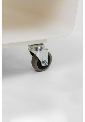 KARE DESIGN Lounge M TV-bord, m. 2 rum og hjul - creme stl (90x42)