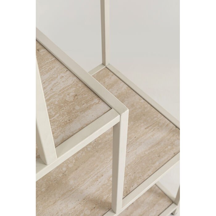 KARE DESIGN Loftie bokhylle - gr MDF og stl (77x186)