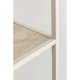 KARE DESIGN Loftie bokhylle - gr MDF og stl (77x186)
