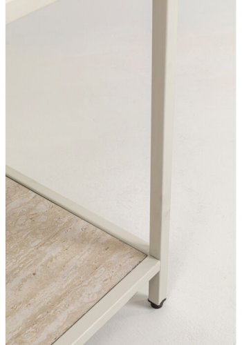 KARE DESIGN Loftie bokhylle - gr MDF og stl (77x186)
