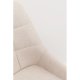KARE DESIGN Ruby spisestol - beige stoff og grtt stl