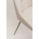 KARE DESIGN Ruby spisestol - beige stoff og grtt stl