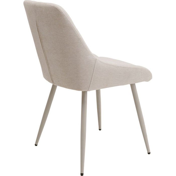 KARE DESIGN Ruby spisestol - beige stoff og grtt stl
