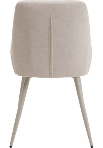 KARE DESIGN Ruby spisestol - beige stoff og grtt stl