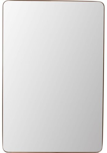 KARE DESIGN Simply veggspeil, rektangulrt - speilglass og messingstl (80x120)