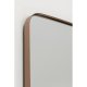 KARE DESIGN Simply veggspeil, rektangulrt - speilglass og messingstl (80x120)