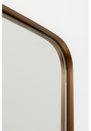 KARE DESIGN Simply veggspeil, rektangulrt - speilglass og messingstl (80x120)