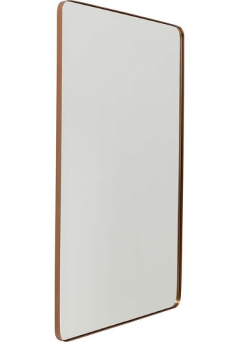 KARE DESIGN Simply veggspeil, rektangulrt - speilglass og messingstl (80x120)