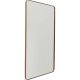 KARE DESIGN Simply veggspeil, rektangulrt - speilglass og messingstl (80x120)