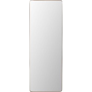 KARE DESIGN Simply vgspejl, rektangulr - spejlglas og messing stl (60x180)
