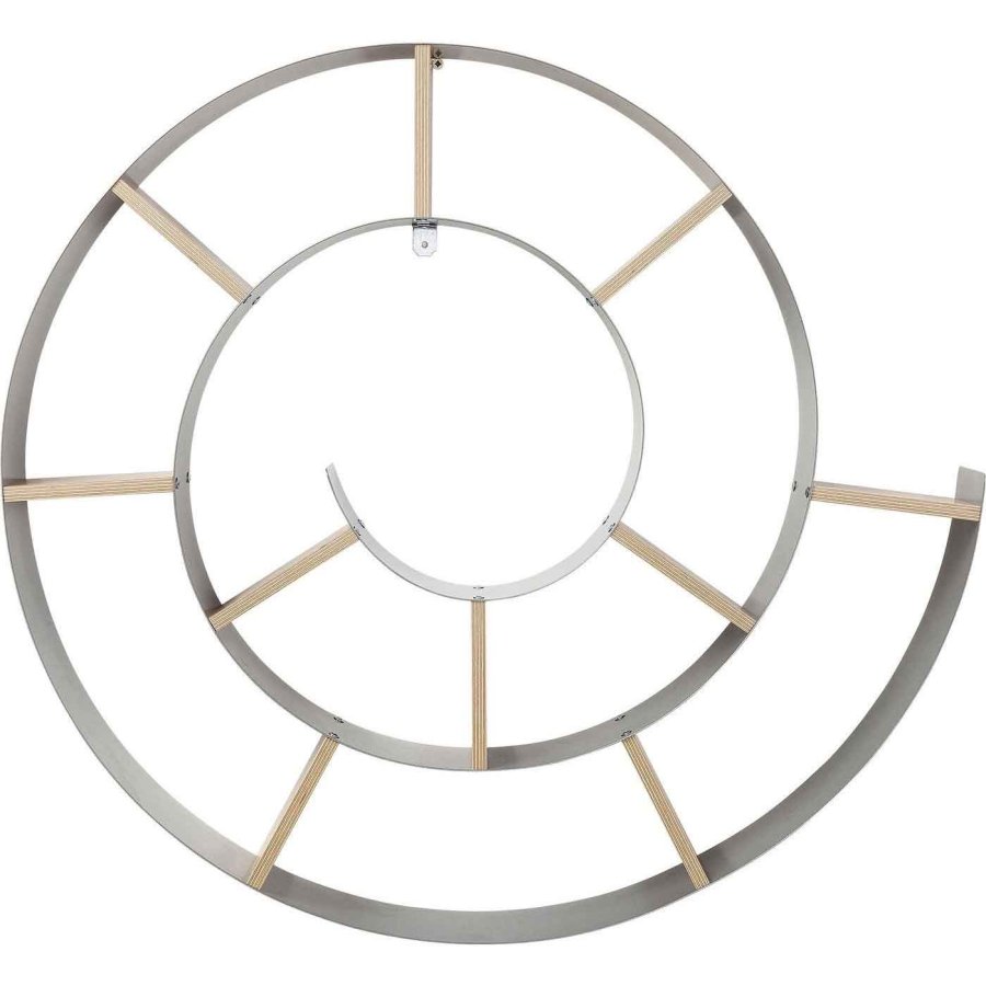 KARE DESIGN Wandregal, Schnecke silber