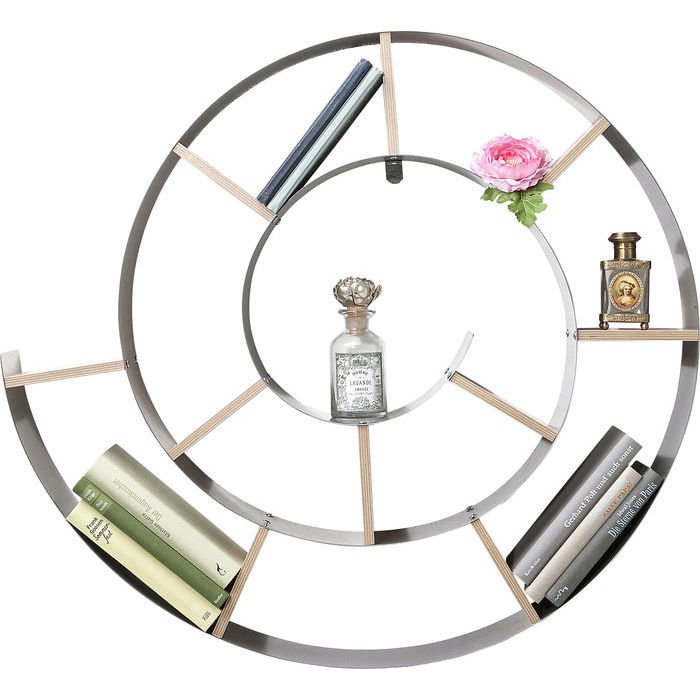 KARE DESIGN Wandregal, Schnecke silber