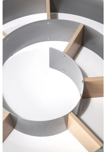 KARE DESIGN Wandregal, Schnecke silber