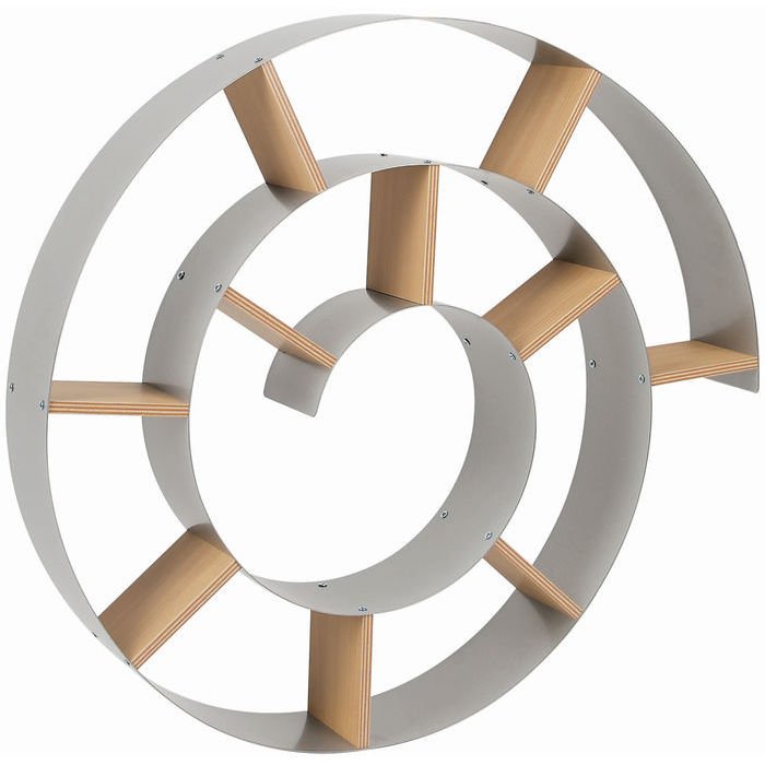 KARE DESIGN Wandregal, Schnecke silber