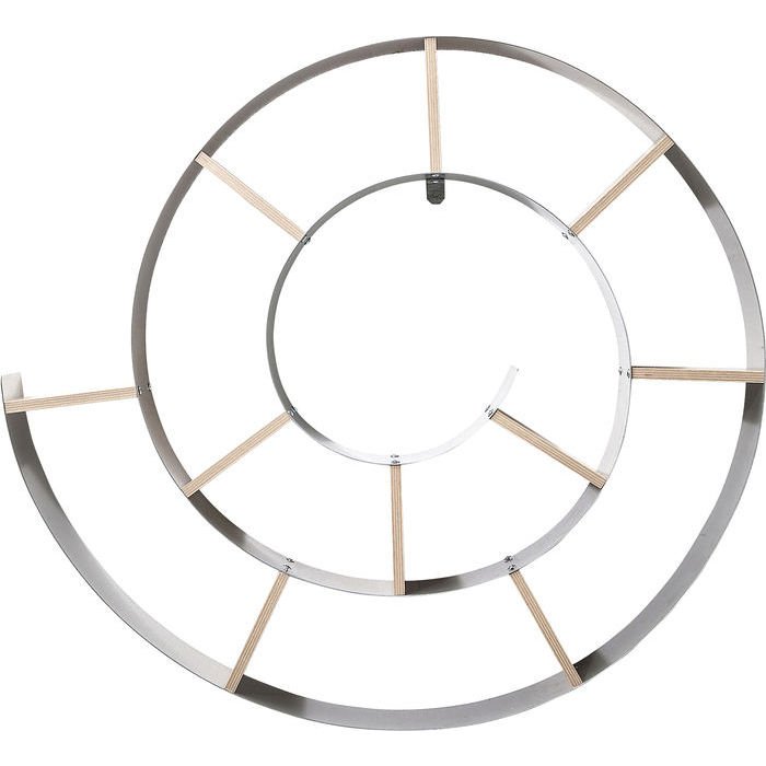 KARE DESIGN Wandregal, Schnecke silber