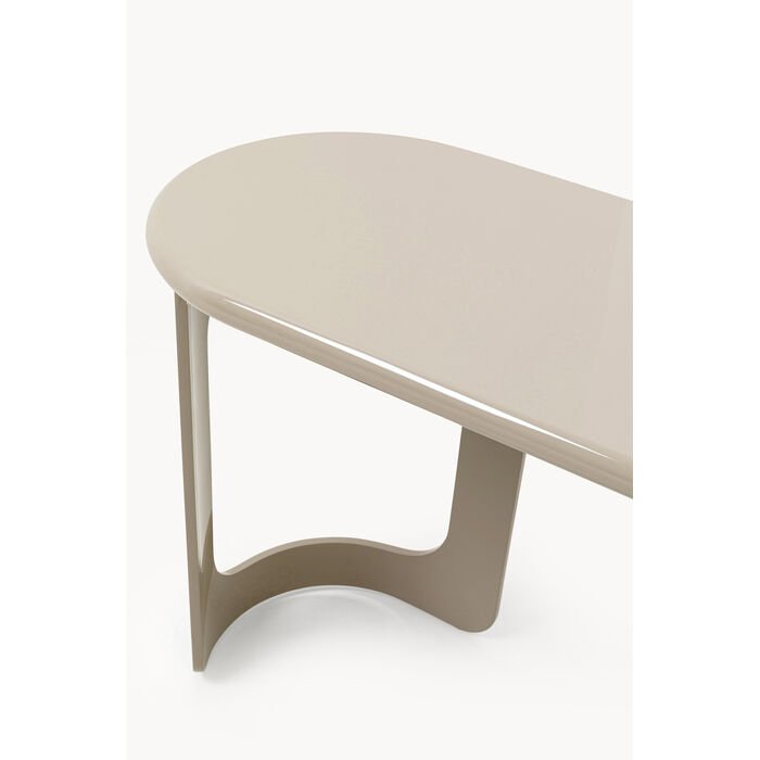 KARE DESIGN Groove skrivebord, m. 1 l�ge, 2 hylder - taupe MDF (120x50)