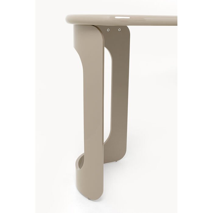 KARE DESIGN Groove skrivebord, m. 1 l�ge, 2 hylder - taupe MDF (120x50)