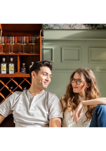 KARE DESIGN Colonial barskab - brunt stof, m. skuffer 