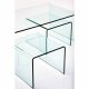 KARE DESIGN Clear Club salongbord - glass (3/sett)