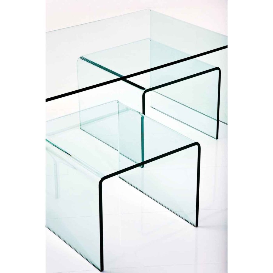 KARE DESIGN Clear Club salongbord - glass (3/sett)