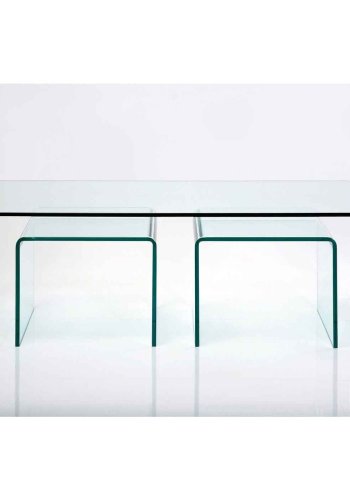 KARE DESIGN Clear Club salongbord - glass (3/sett)