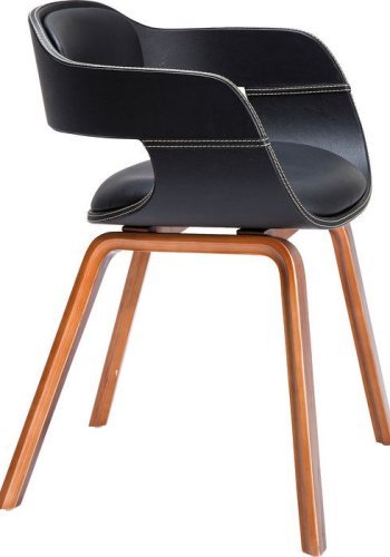 KARE DESIGN Stol med armln, Costa Walnut