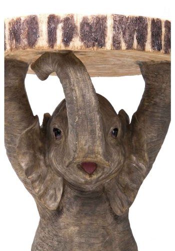 KARE DESIGN  Animal Elefant sidebord, rund - polyresin (35)