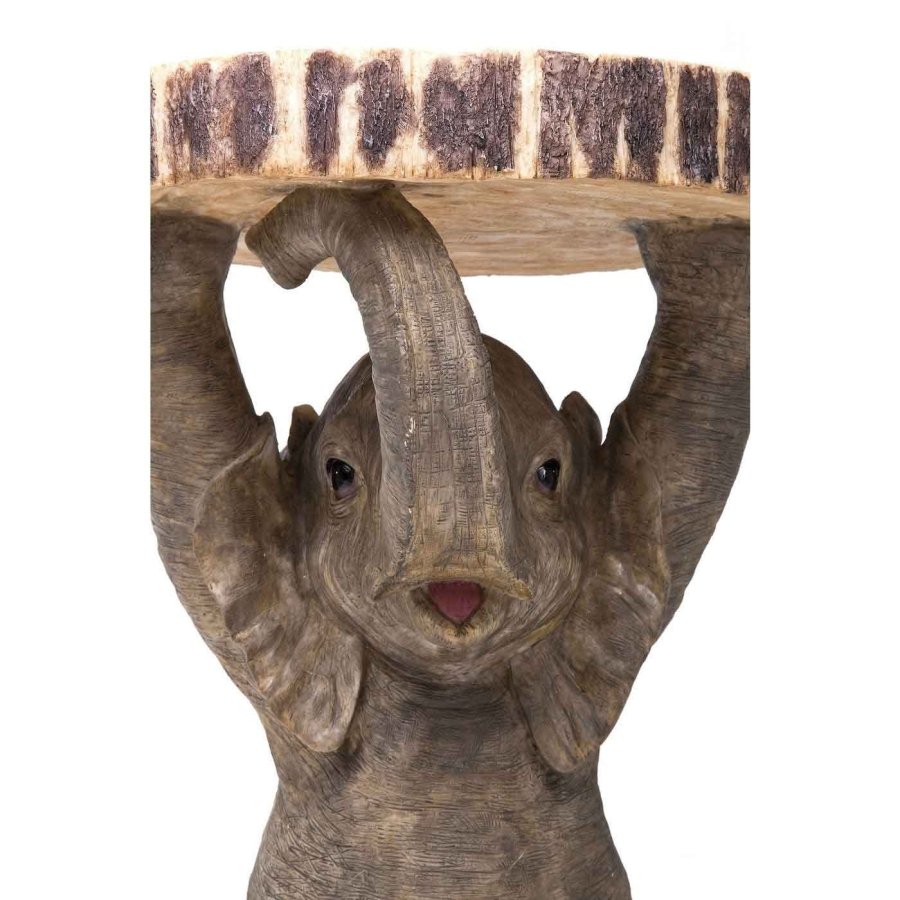 KARE DESIGN  Animal Elefant sidebord, rund - polyresin (35)