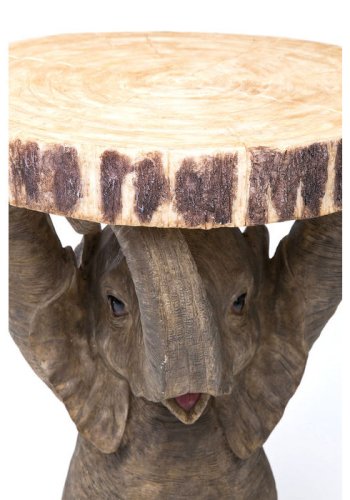 KARE DESIGN  Animal Elefant sidebord, rund - polyresin (35)