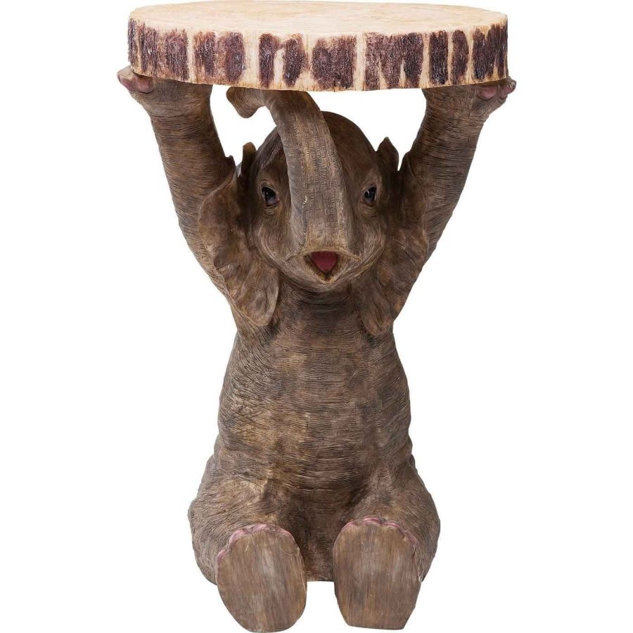 KARE DESIGN  Animal Elefant sidebord, rund - polyresin (35)