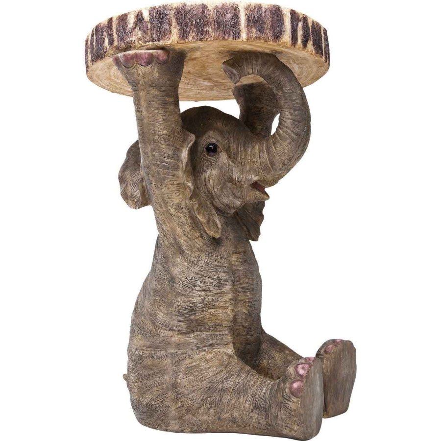 KARE DESIGN  Animal Elefant sidebord, rund - polyresin (35)