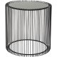 KARE DESIGN Wire sidebord - sort glas og sort stl (st af 2)