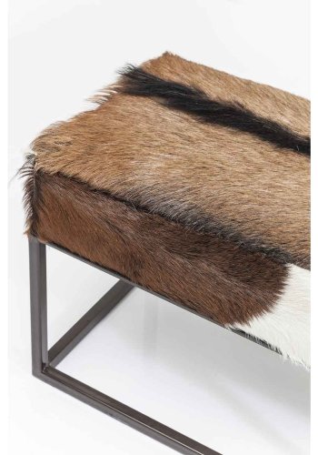 KARE DESIGN Country Life bnk - brunt/hvidt gedeskind og stl 