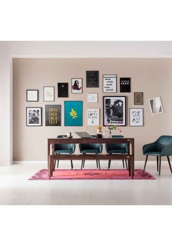 KARE DESIGN Brooklyn Walnut spisebord - valnttbrunt sheesham-tre (175x90)