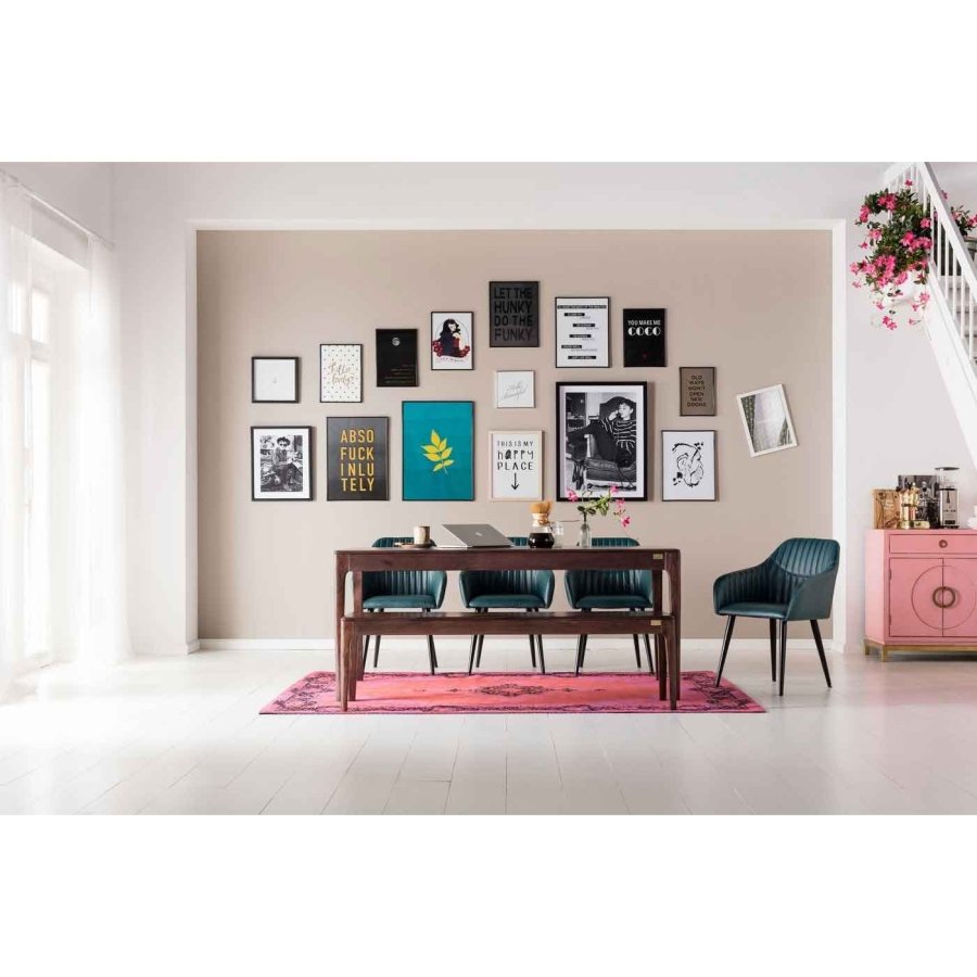 KARE DESIGN Brooklyn Walnut spisebord - valnttbrunt sheesham-tre (175x90)