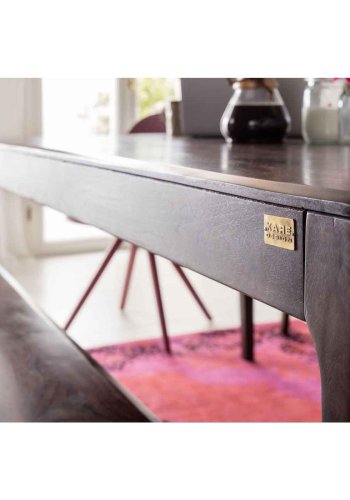 KARE DESIGN Brooklyn Walnut spisebord - valnttbrunt sheesham-tre (175x90)