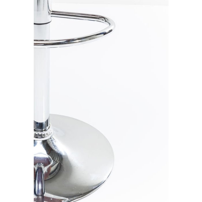 KARE DESIGN Monaco Schoko barkrakk, m. ryggsttte og armlener - brun polyester/valntt finish og kromstl