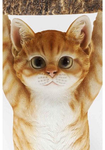 KARE DESIGN Animal Ms Cat sidebord, rundt - polyresin (33)