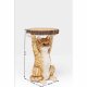KARE DESIGN Animal Ms Cat sidebord, rundt - polyresin (33)