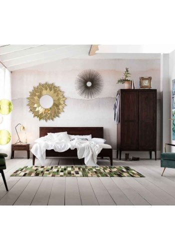 KARE DESIGN Brooklyn Walnut sengeramme - valnddebrunt sheeshamtr (180x200)