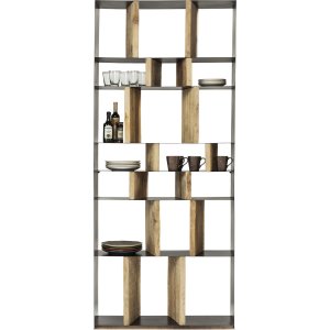 KARE DESIGN Storm reol - natur fyrretr/stl