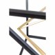 KARE DESIGN Prisma sidebord - klart glas/guld stl, kvadratisk (45x45)