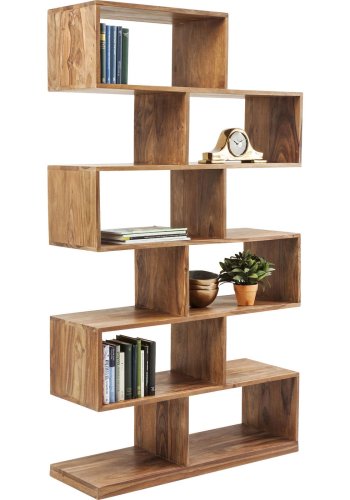 KARE DESIGN Authentico Shelf Zick Zack reol - natur akacietr (180x100)