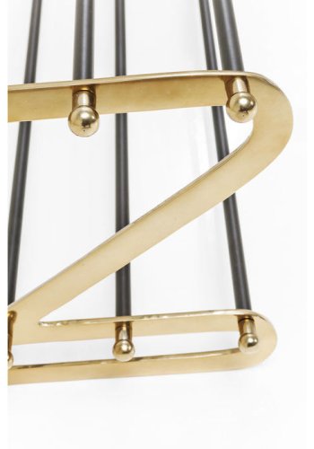 KARE DESIGN Walk-skostativ, Small - gull/svart aluminium/stl