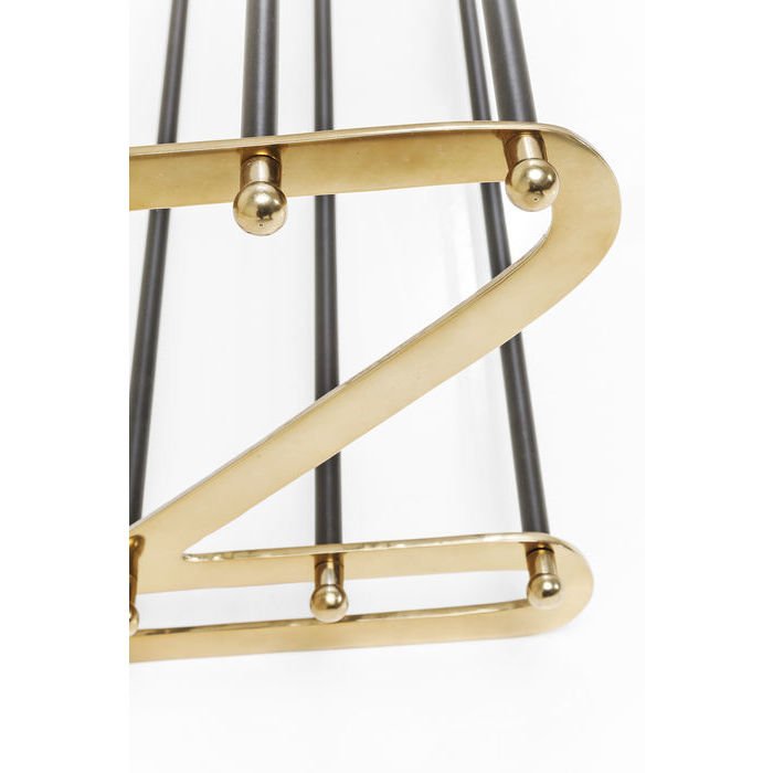 KARE DESIGN Walk-skostativ, Small - gull/svart aluminium/stl