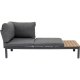KARE DESIGN Recamiere Happy Day Rechts Chaiselongue - Aluminium, WPC und Polyester (166x66)